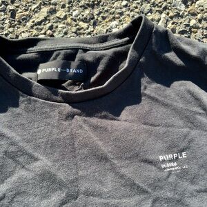 Purple Brand Men's Black Tee